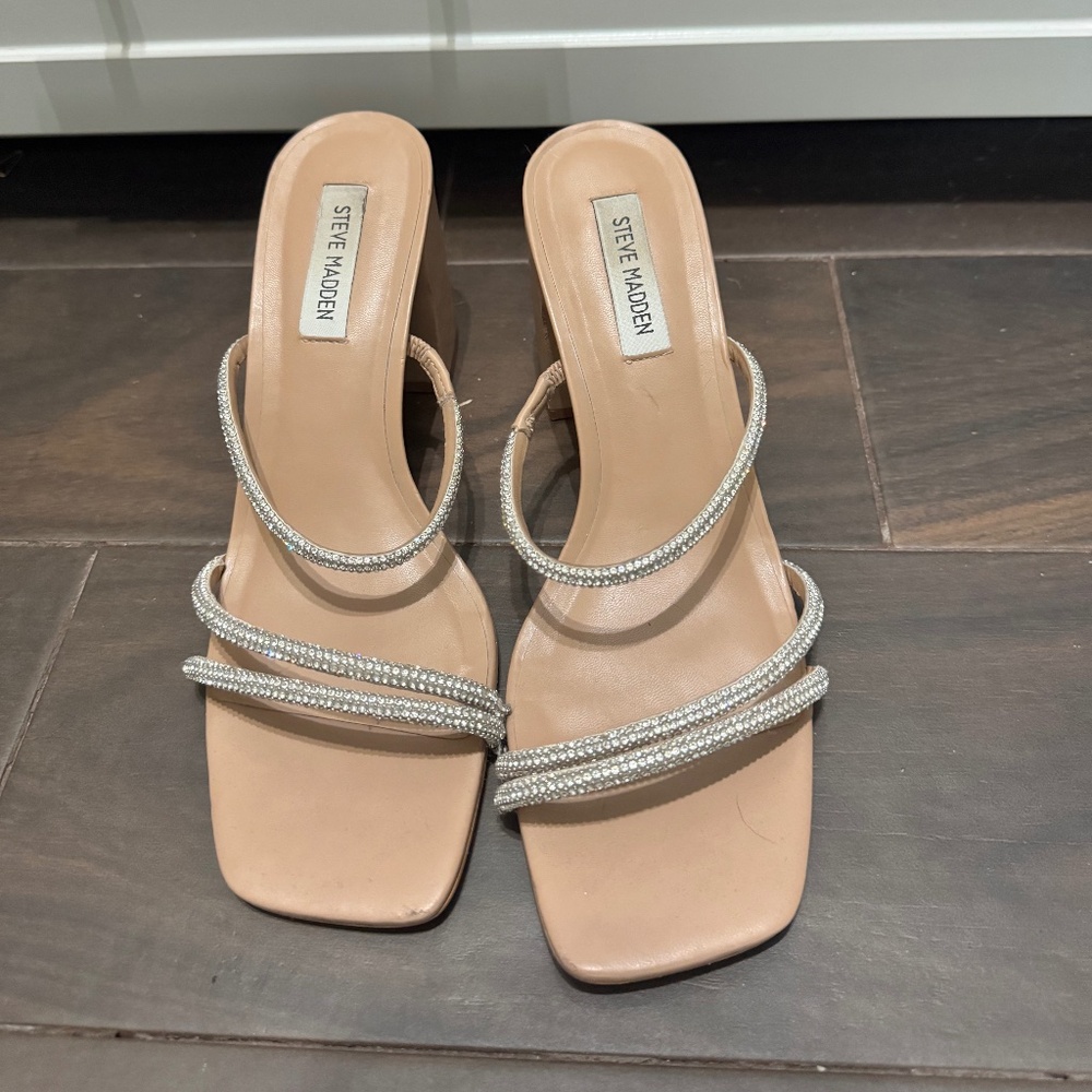 Steve Madden Avani Rhinestone Sandals